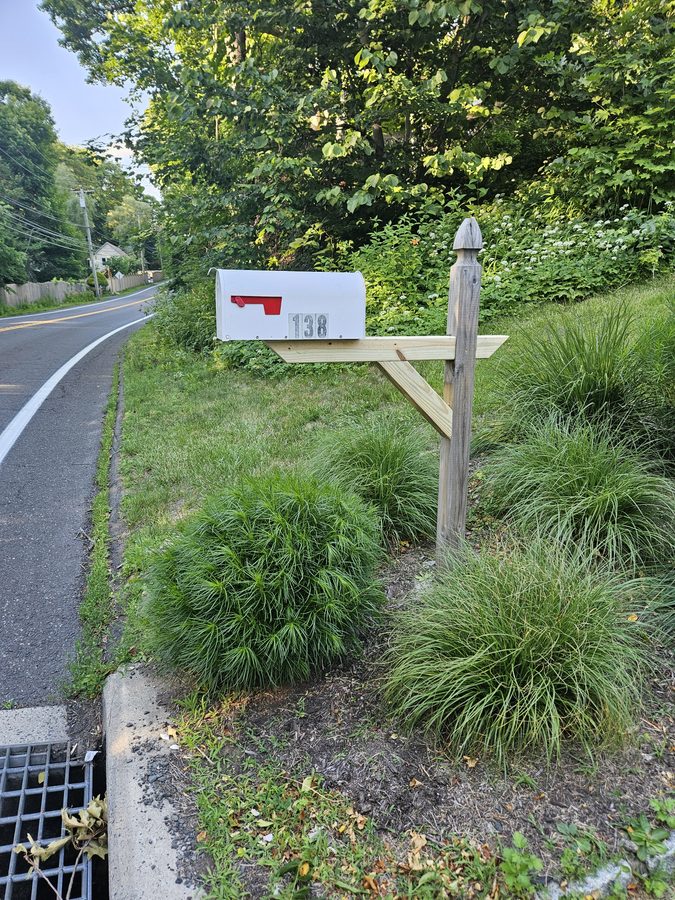Mailbox repair and post installation